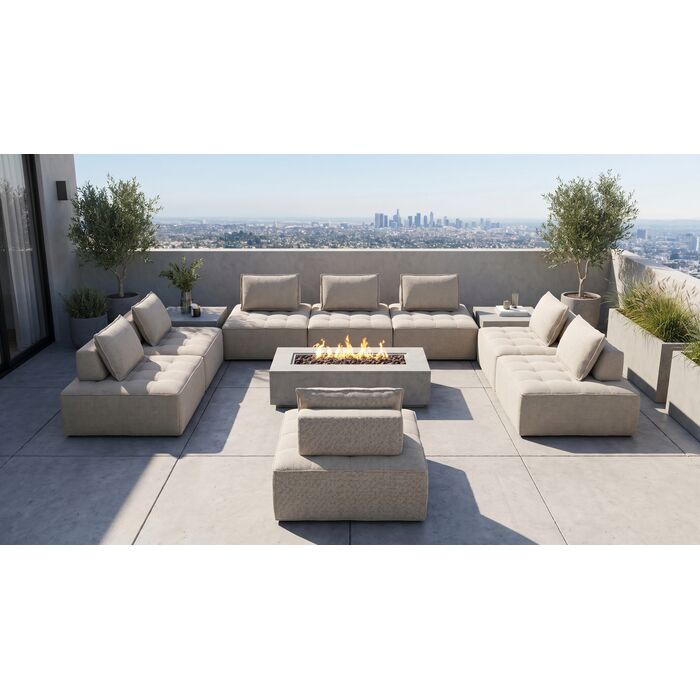 [71688] Sofa Element Portofino Grey Outdoor - 1