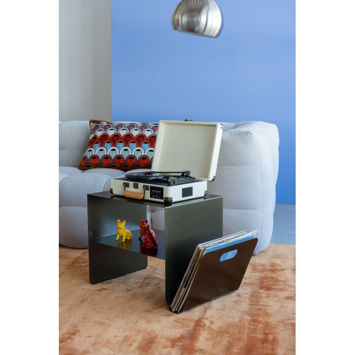 [71703] Side Table Lounge News Dark Bronze - 1