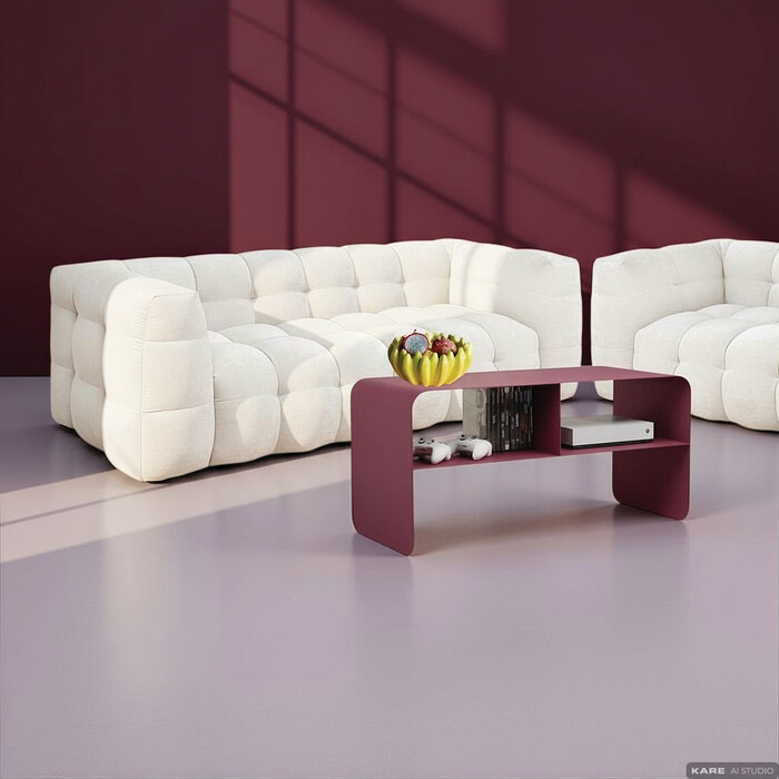 [71710] Buffet bas Lounge M berry 90x44cm - 1