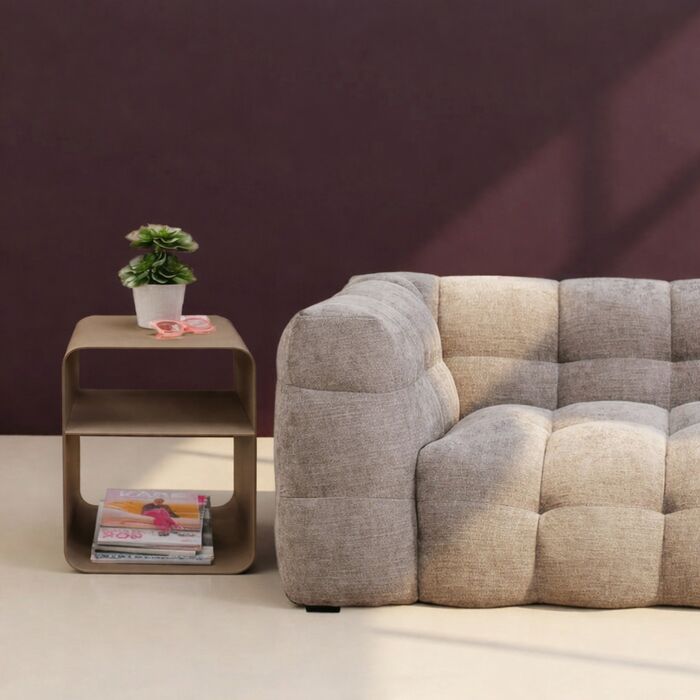 [71714] Table d'appoint Lounge S taupe - 2