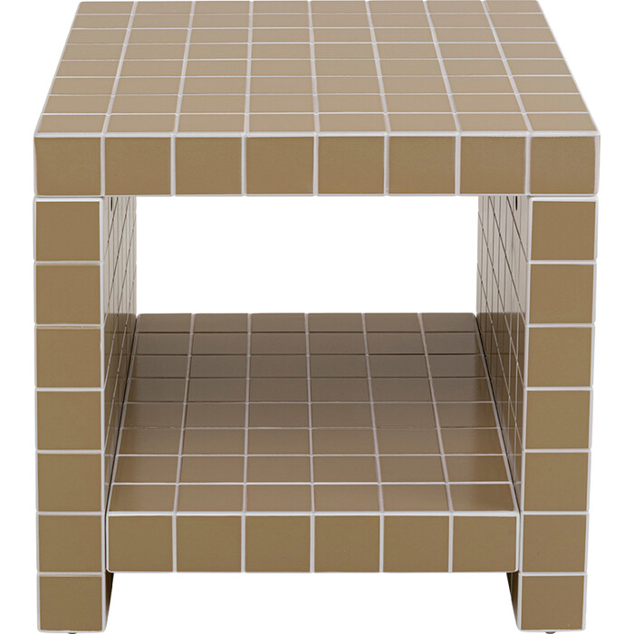 [71743] Side Table Oliveto Shelf 40x40cm