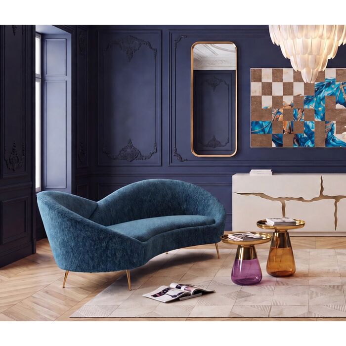 [71779] Sofa Night Fever 3-Seater Blue - 1