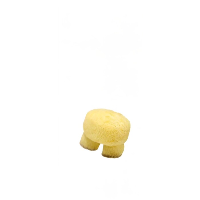 [71787] Taburete Softy Amarillo Ø49cm