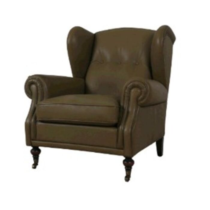 [71867] Fauteuil  Chesterfield vert