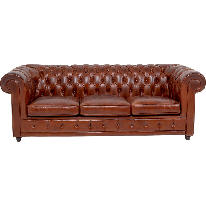 [71868] Sofa Oxford 3-Sitzer Lightbrown 220cm