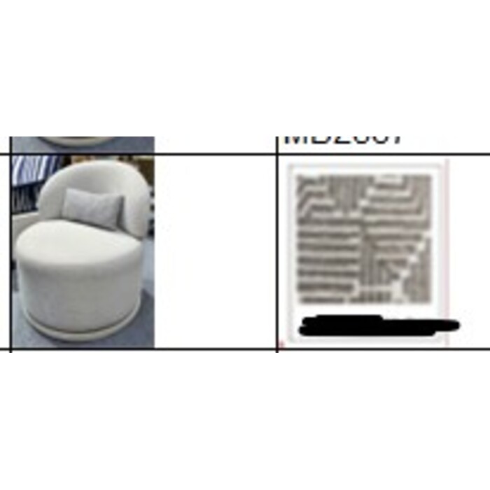 [71885] Fauteuil pivotant  Maui gris