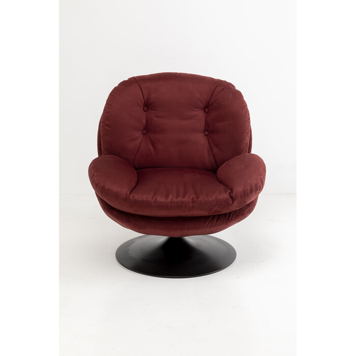 [71886] Sillón giratorio Cosy Burdeos