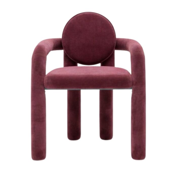 [71901] Chair with Armrest Leona Cherry