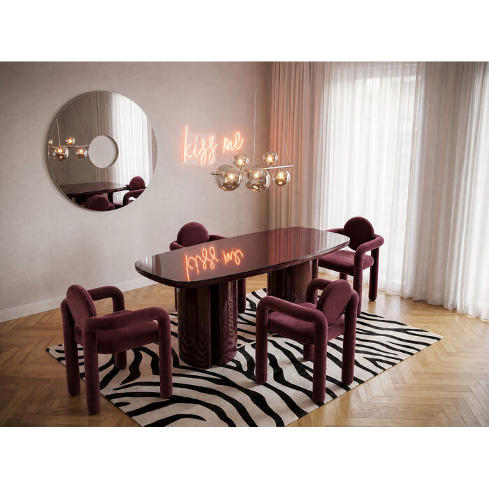 [71901] Chair with Armrest Leona Cherry - 2