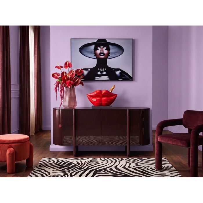 [71907] Sideboard Black Cherry 180x 80cm - 1