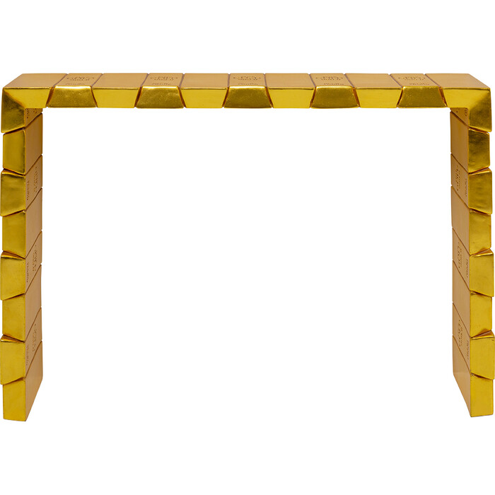 [71935] Console Gold Bar 120cm