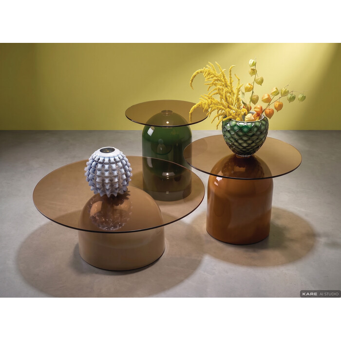 [71940] Side Table Jolly Brown Ø50cm - 1