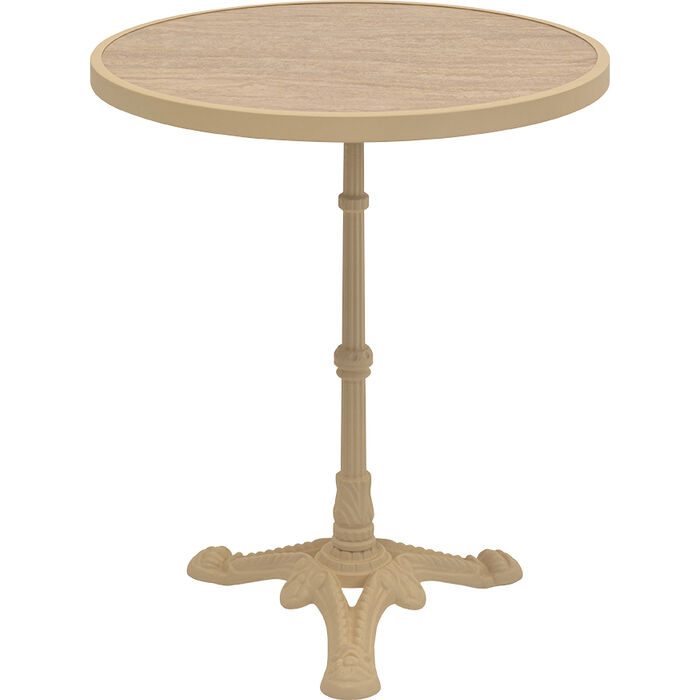 [71943] Table Bistro Kaffeehaus Travertin Ø60cm