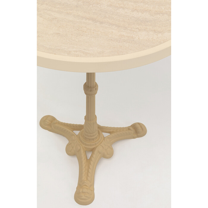 [71943] Table Bistro Kaffeehaus Travertin Ø60cm - 4