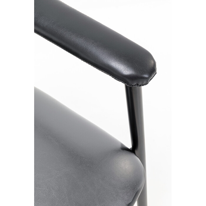 [71957] Chaise a. acc Remo noir - 4
