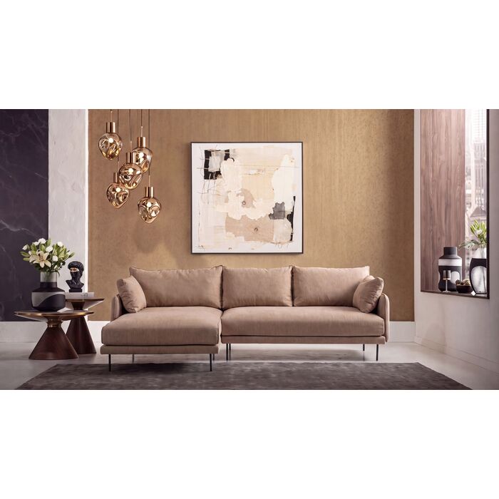 [71976] Sofa Edna Light Brown Left 270cm - 1