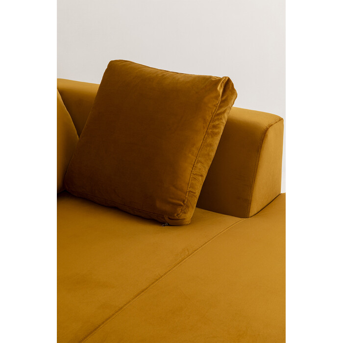 [71979] Sofë Këndore Gianni Velvet Gold 290cm Djathtas - 4