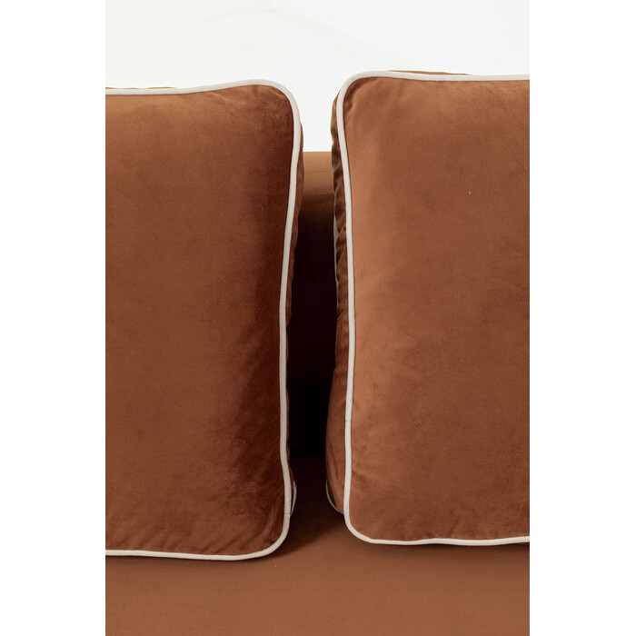 [71983] Canapé angle Gianni Pipe marron 290cm droite - 3