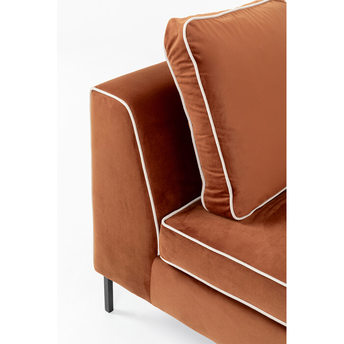 [71983] Canapé angle Gianni Pipe marron 290cm droite - 4