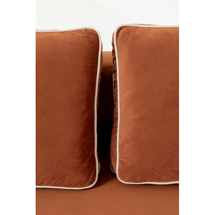 [71985] Canapé angle Gianni Pipe marron 290cm gauche - 3