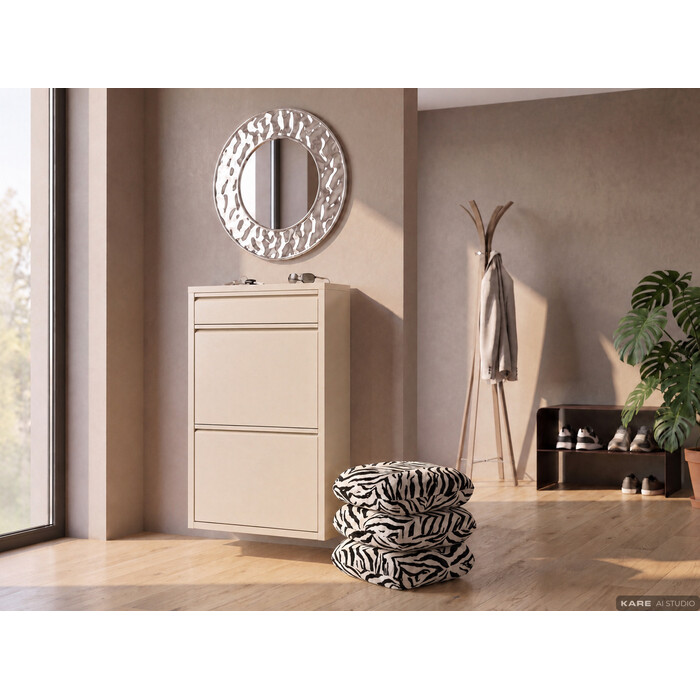 Shoe Container Caruso 2 Plus 1 Cream (MO)