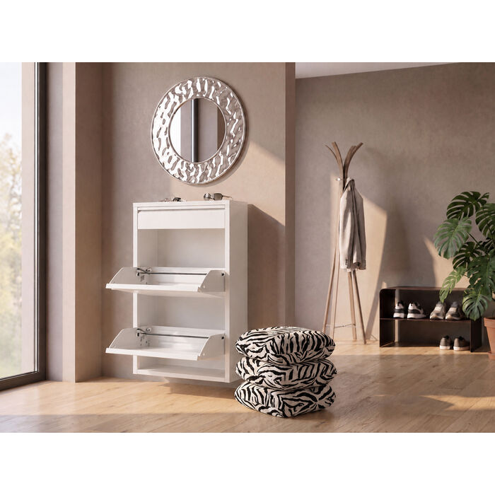 [71999] Shoe Container Caruso 2 Plus 1 White (MO) - 2