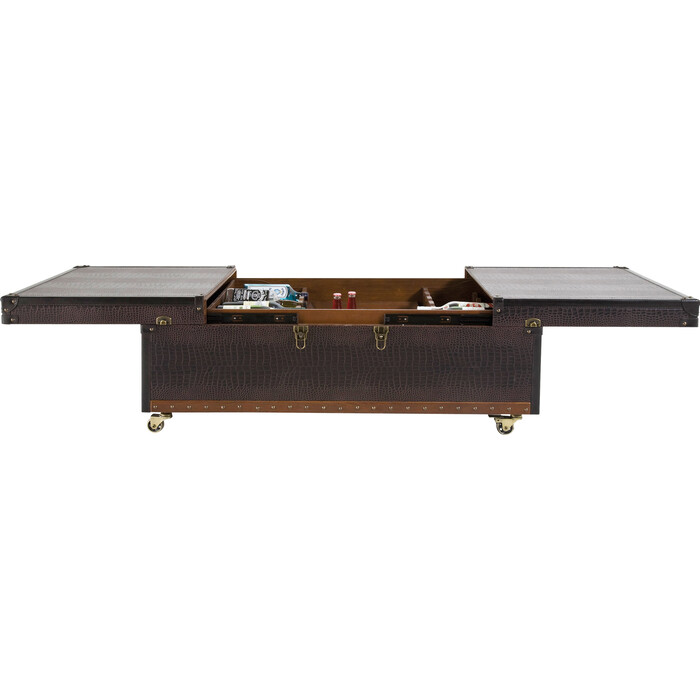 [75167] Table basse bar Globetrotter 120x75cm