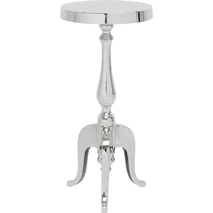 [75596] Side Table Barocco Alu Ø27cm