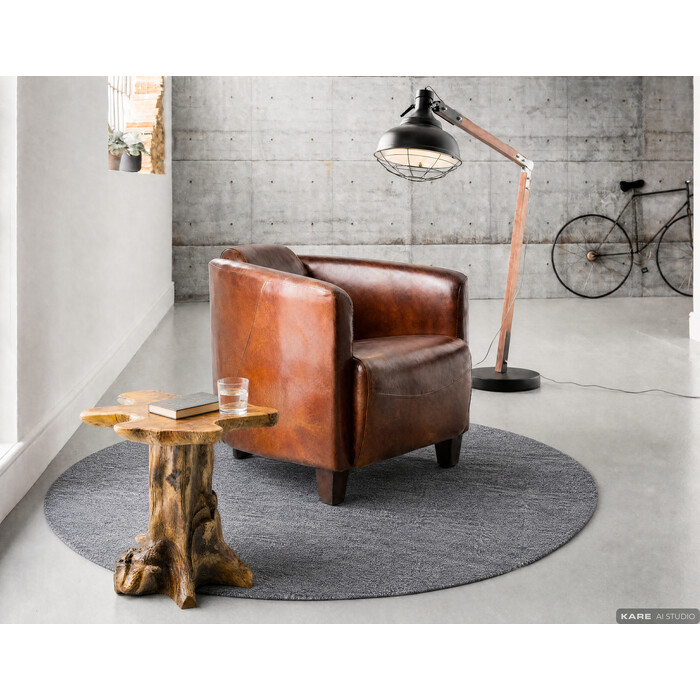 Armchair Cigar Lounge Brown