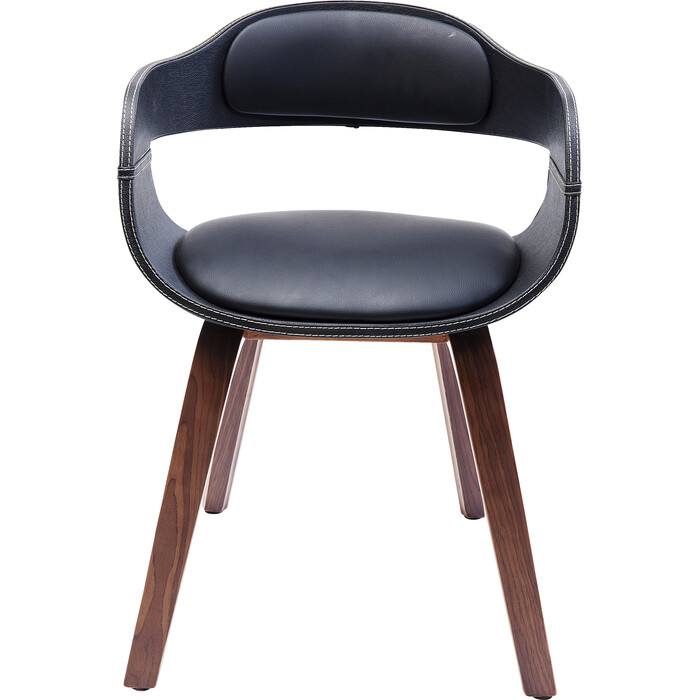 [78581] Chair with Armrest Costa Walnut