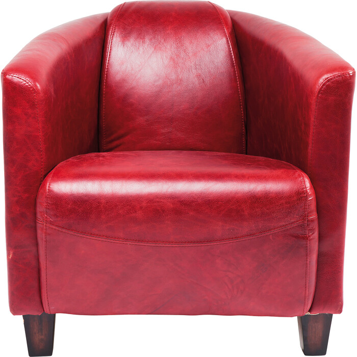 [78813] Fauteuil Cigar Lounge rouge