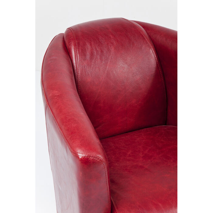 [78813] Fauteuil Cigar Lounge rouge - 3