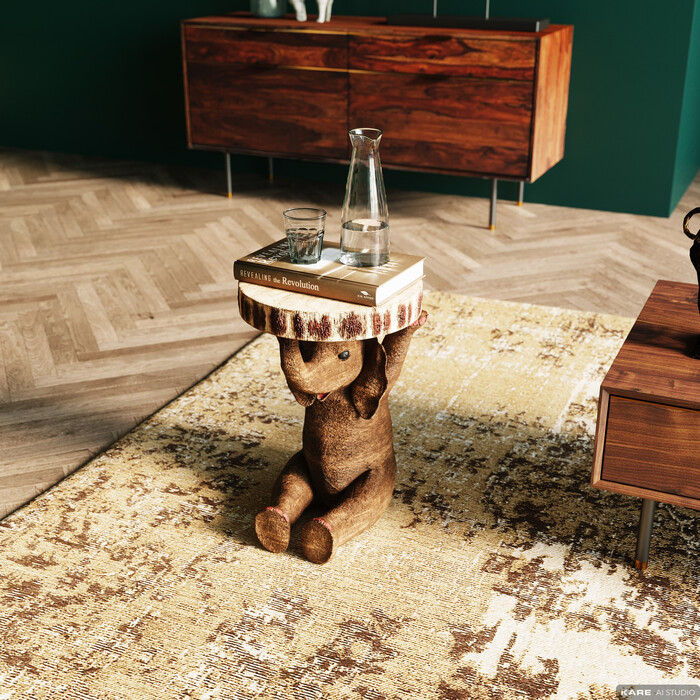 [78893] Side Table Animal Elephant Ø35cm - 2