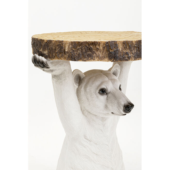 [78943] Side Table Animal Polar Bear Ø37cm - 3