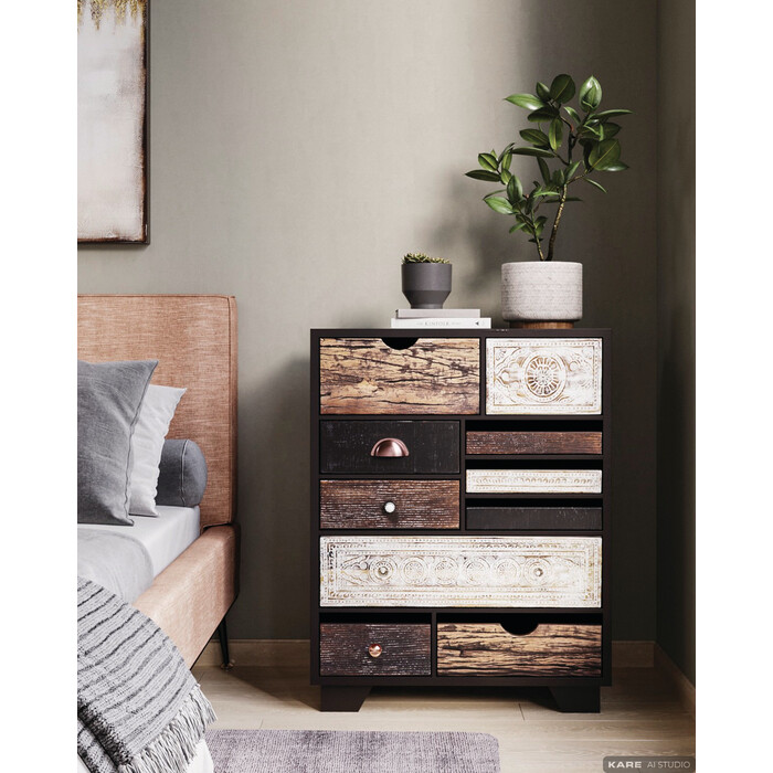 [79104] Commode Finca 10 tiroirs - 2
