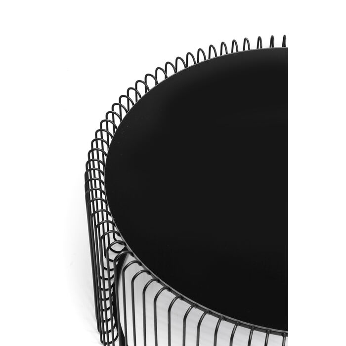 [79577] Coffee Table Wire Black (2/Set) - 3