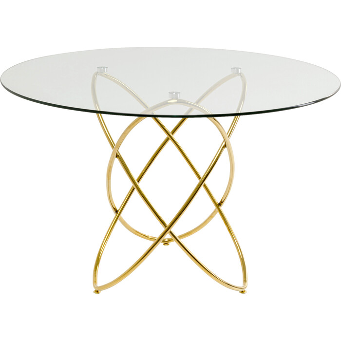 [79621] Table Molekular dorée Ø120cm