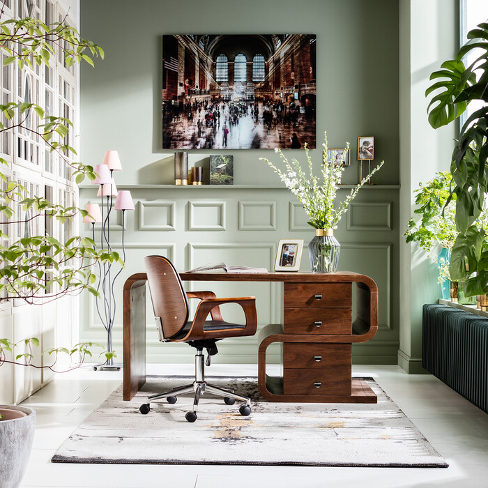 [79696] Office Chair Patron Walnut - 1