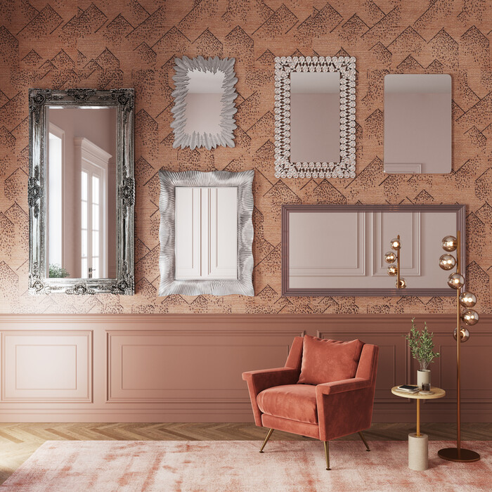 [79742] Mirror Frame Eve Silver 180x90cm - 1