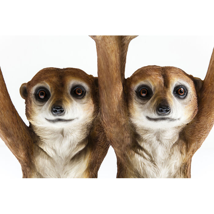 [79748] Table d'appoint Animal Meerkat Sisters Ø33cm - 4