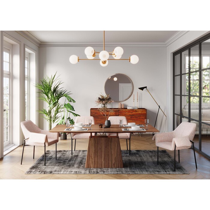 [80123] Extension Table Benvenuto Walnut 200(50)x110cm - 1