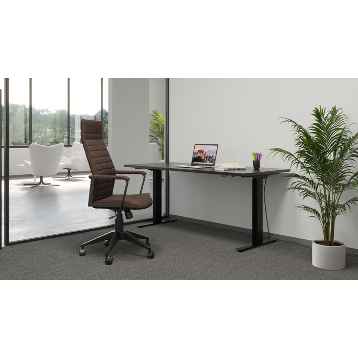 [80724] Office Chair Labora High Brown - 1