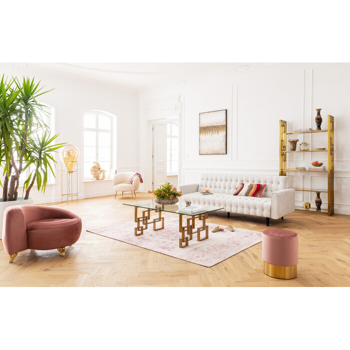 [80900] Sofa Bed Milchbar Beige 219cm - 1