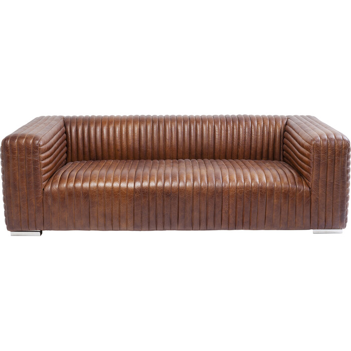 [80939] Sofa Malibu Brown 3-Seater