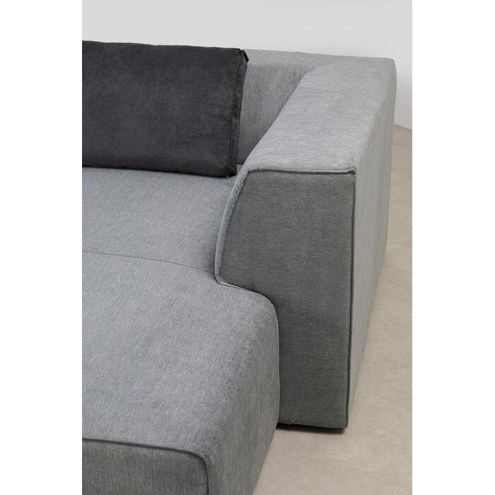 [81323] Canapé d'angle Infinity méridienne droite gris - 3