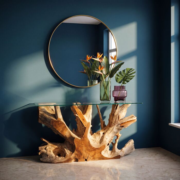 [81841] Console Roots 150x40cm - 1