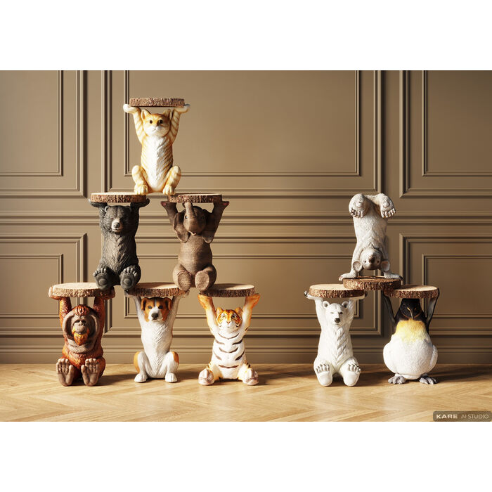 [81956] Τραπέζι Side Animal Mr. Jack Ø33cm - 4