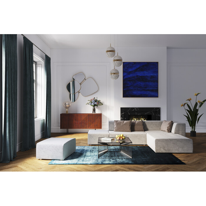 [82040] Infinity Pouff 68 Elements Grey - 2