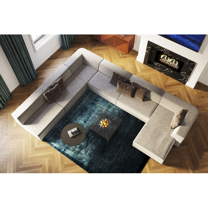 [82057] Infinity Corner 100 Elements Grey Right - 2