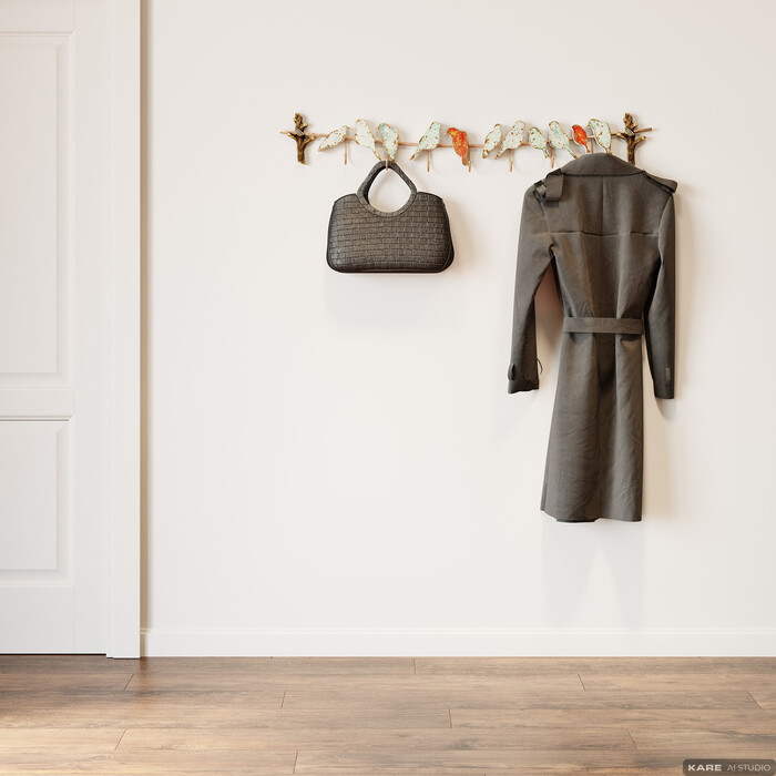 Coat Rack Bird Party